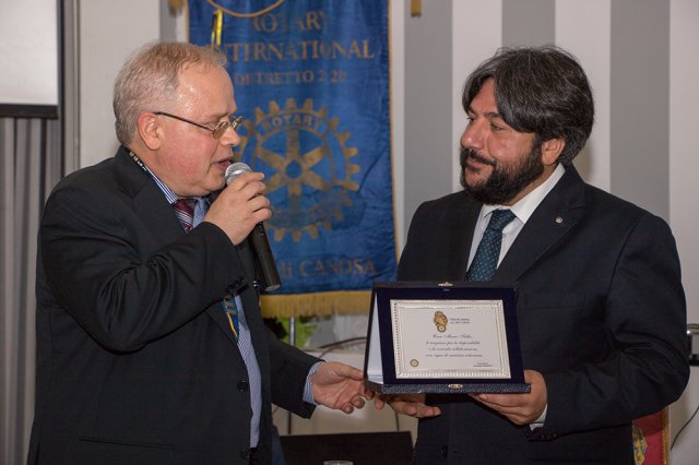 Domenico Damato nuovo Presidente del Rotary Club Canosa