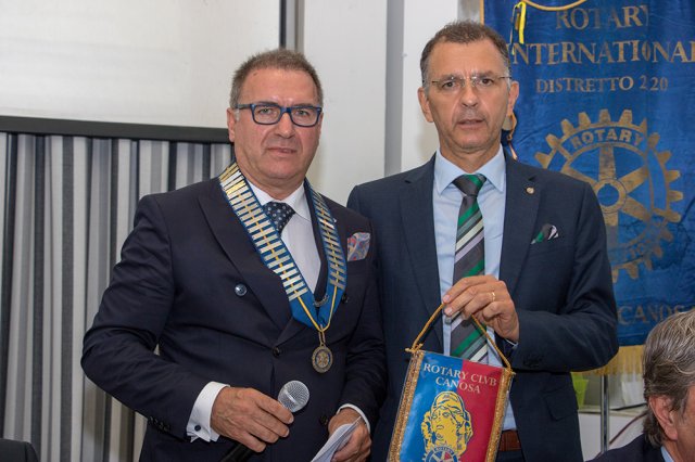 Domenico Damato nuovo Presidente del Rotary Club Canosa